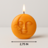 Sun Moon Face Soy Wax Candle