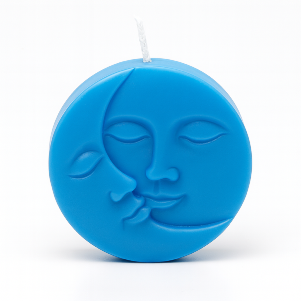 Sun Moon Face Soy Wax Candle