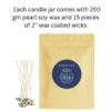 Soy Wax Pearl Candle