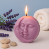 Sun Moon Face Soy Wax Candle