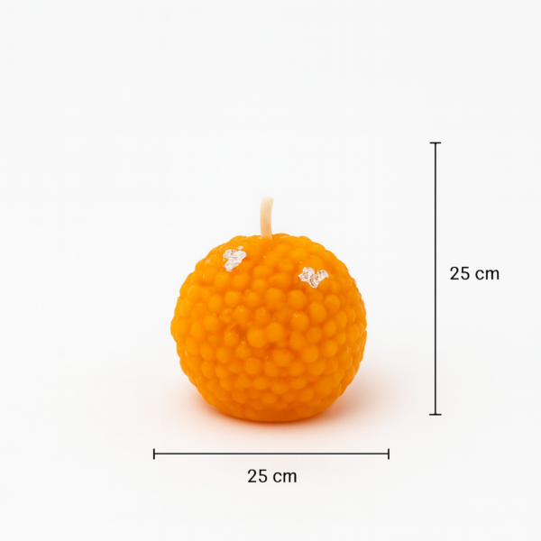 Motichoor Laddoo Candle Pack of 8