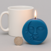 Sun Moon Face Soy Wax Candle