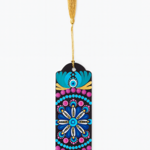 Handmade Mandala Dot Art Acrylic Painted Bookmark on MDF
