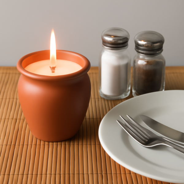 Terracotta Jar Soy Candle – Eco-Friendly & Reusable