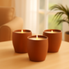 Terracotta Jar Soy Candle – Eco-Friendly & Reusable