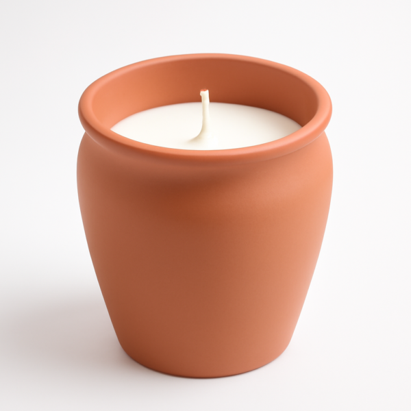 Terracotta Jar Soy Candle – Eco-Friendly & Reusable