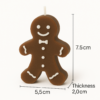 Gingerbread Man Soy Wax Christmas Candles