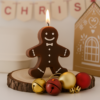 Gingerbread Man Soy Wax Christmas Candles