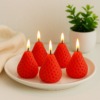 Strawberry Shape Soy Wax Candles