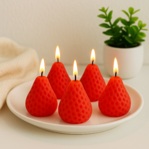 Strawberry Shape Soy Wax Candles