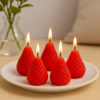 Strawberry Shape Soy Wax Candles
