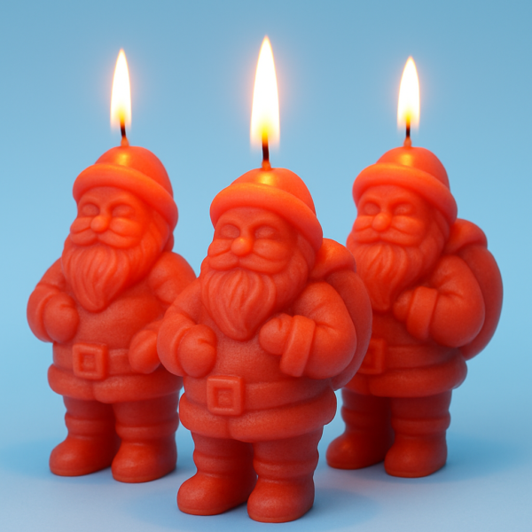 Santa Claus Soy Wax Decorative Candles