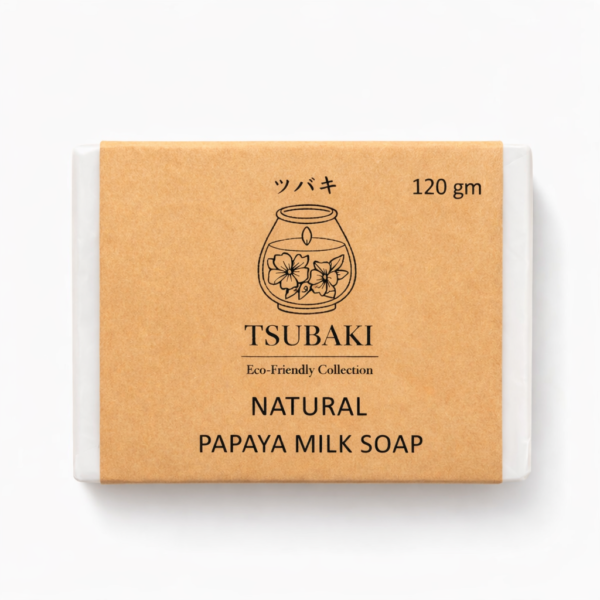 Papaya Milk Handmade Soap Set of 4 (120g Bars )