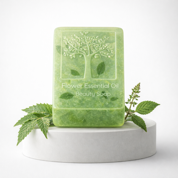 Tulsi Herbal Handmade Soap Set of 4 (120g Bars)