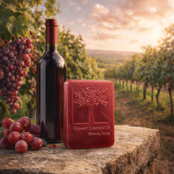 Red Wine Handmade Soap Set of 4 (120g Bars)