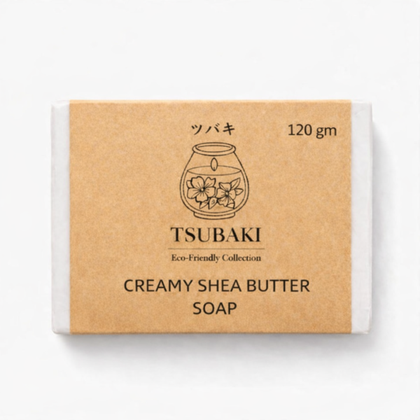 Creamy Shia Butter Natural Handmade Soap Set of 4 (120g Bars)