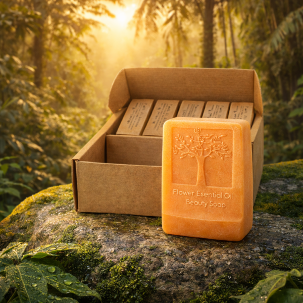 Papaya Milk Handmade Soap Set of 4 (120g Bars )