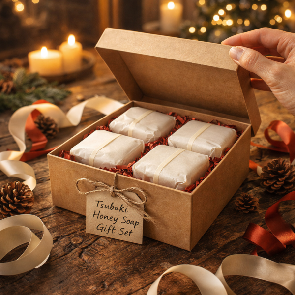 Honey Handmade Soap Set of 4 (120g Bars)