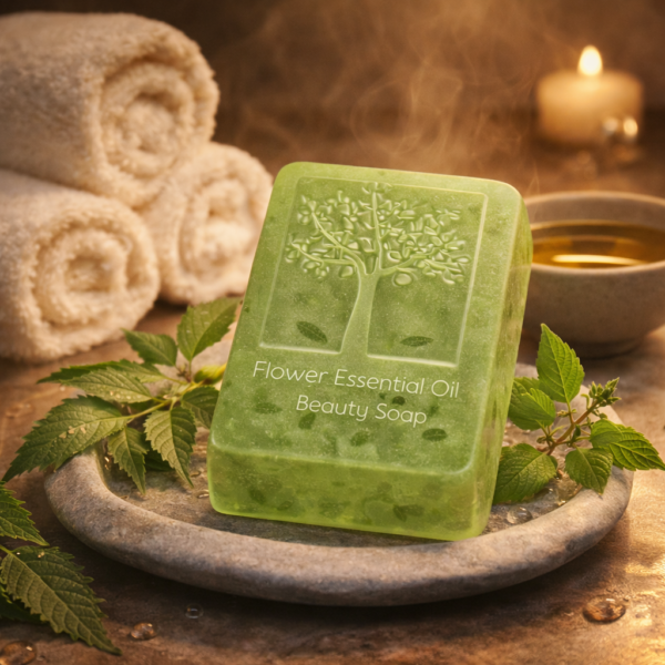 Tulsi Herbal Handmade Soap Set of 4 (120g Bars)