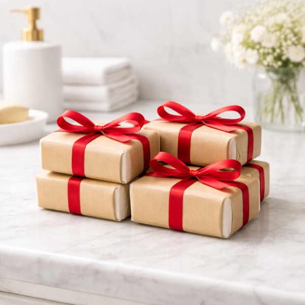 Red Wine Handmade Soap Set of 4 (120g Bars)