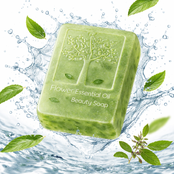 Tulsi Herbal Handmade Soap Set of 4 (120g Bars)