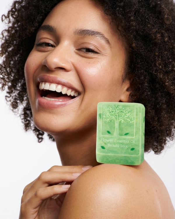 Tulsi Herbal Handmade Soap Set of 4 (120g Bars)
