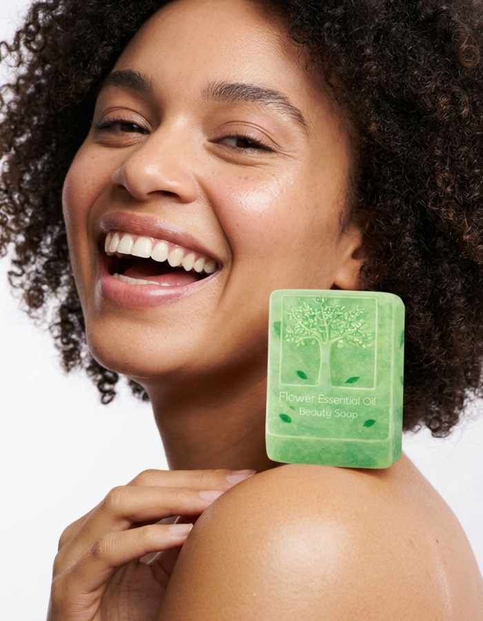 Tulsi Herbal Handmade Soap Set of 4 (120g Bars)